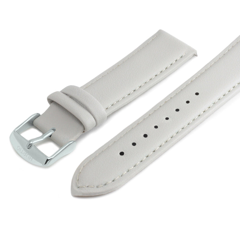 Mykonos Vegan Leather Silver/White/Cloud Grey - hurtig-lane-vegan-watches