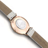 Mykonos Vegan Leather Watch Rose Gold, Black & Cloud Watch Hurtig Lane Vegan Watches